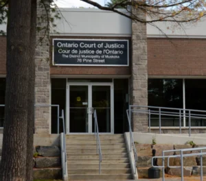 Muskoka Criminal Court in Bracebridge