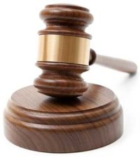 Driving While Disqualified | Image of a Judge's Court Gravel